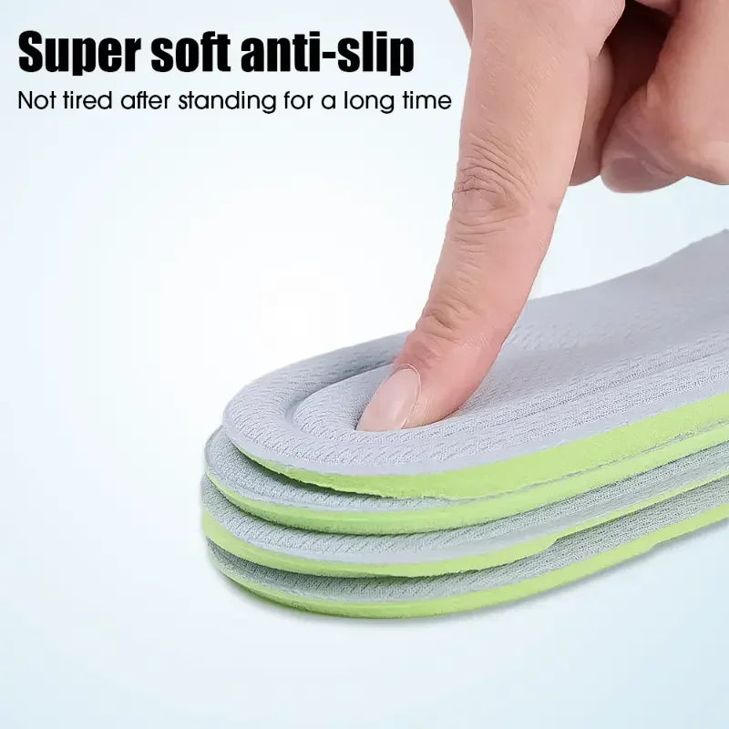 1pair 5D Sports Insoles invisible inner raised insole for male and