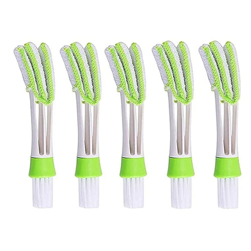 Automobile air conditioning outlet cleaning brush, multifunctional