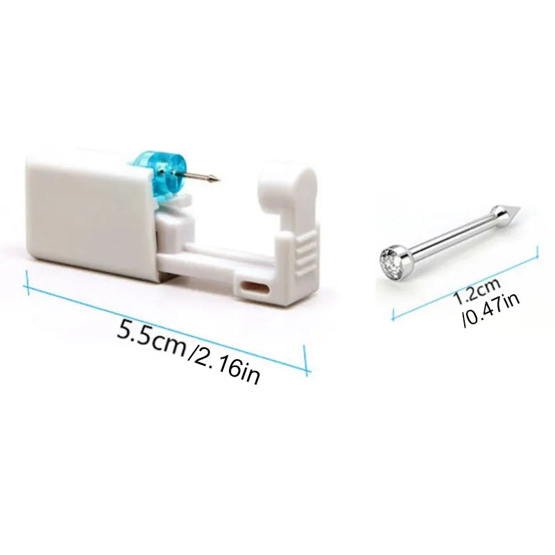 1Pc Disposable Sterile Ear Piercing Kit, Cartilage Tragus Helix