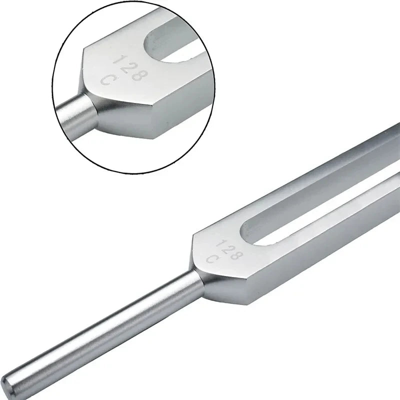 128Hz Tuning Fork Set Weighted Bio-Acoustic Tuning Fork for Reliever