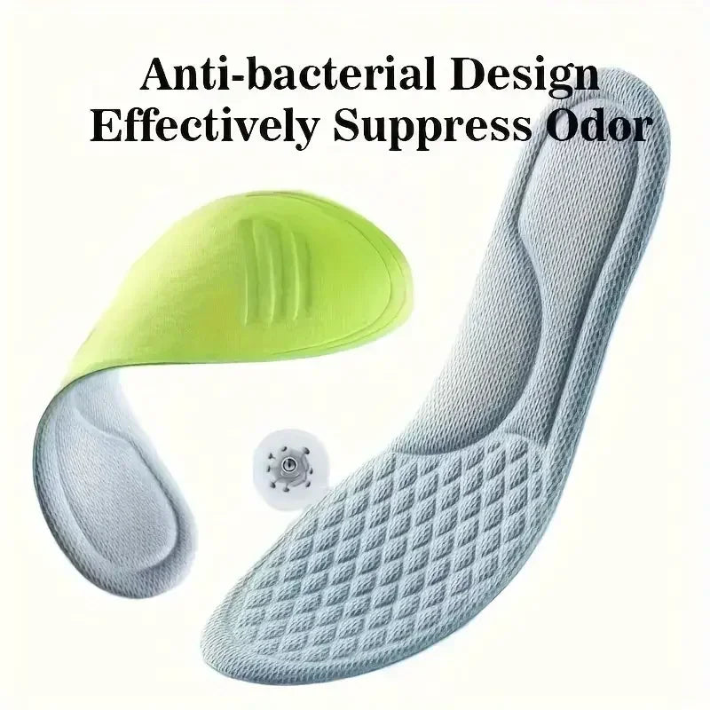 1pair 5D Sports Insoles invisible inner raised insole for male and