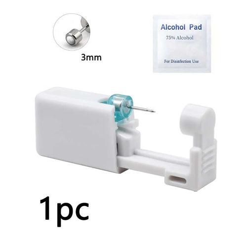 1pc Disposable Ear Piercer with Ear Stud-Aseptic Ear Piercing Gun