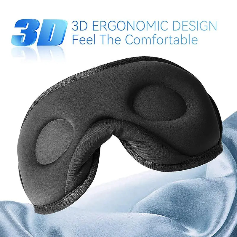 Bluetooth Sleeping Headphones 3D Eye Mask Wireless Air Travel 5.0