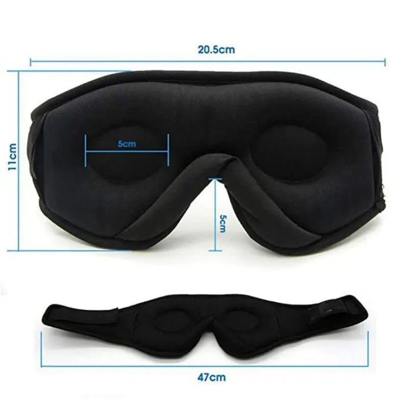 Bluetooth Sleeping Headphones 3D Eye Mask Wireless Air Travel 5.0