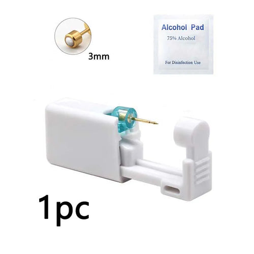 1pc Disposable Ear Piercer with Ear Stud-Aseptic Ear Piercing Gun