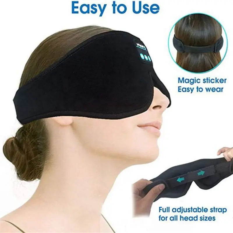 Bluetooth Sleeping Headphones 3D Eye Mask Wireless Air Travel 5.0
