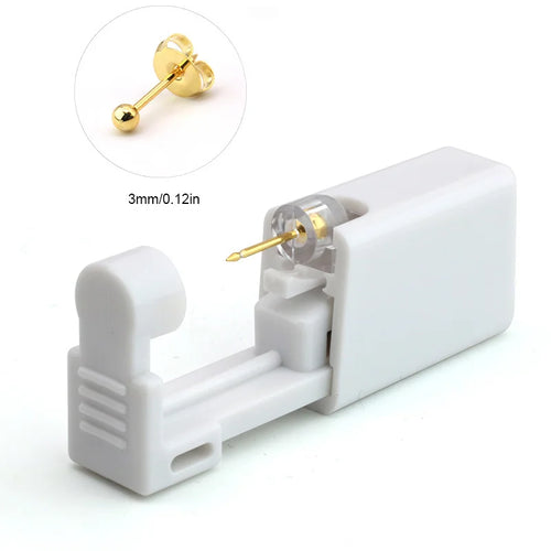 1Pc Disposable Sterile Ear Piercing Kit, Cartilage Tragus Helix