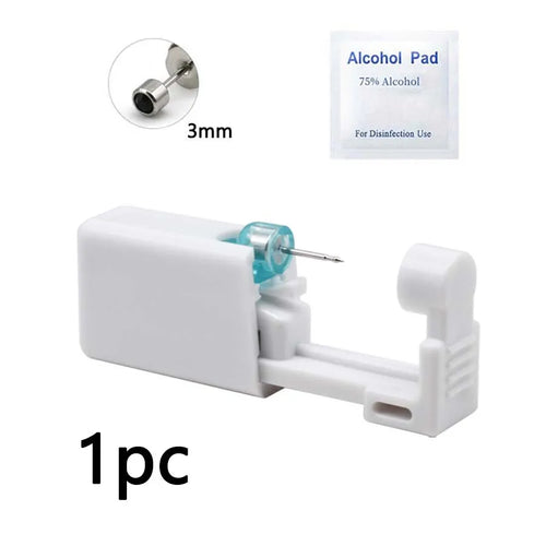 1pc Disposable Ear Piercer with Ear Stud-Aseptic Ear Piercing Gun