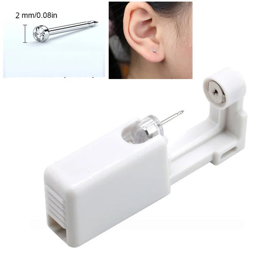 1Pc Disposable Sterile Ear Piercing Kit, Cartilage Tragus Helix