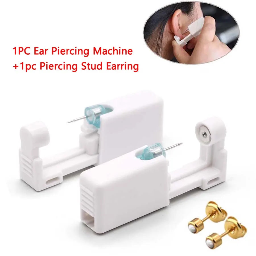 1pc Disposable Ear Piercer with Ear Stud-Aseptic Ear Piercing Gun