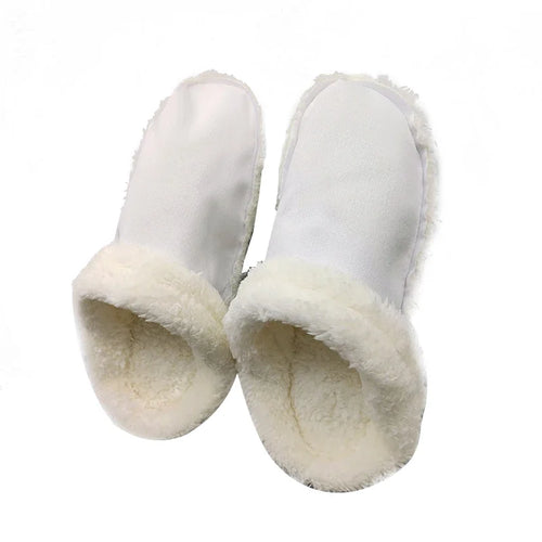 1pair Hole Shoes Velvet Liner Winter Warm Shoes Covers Thickened Soft