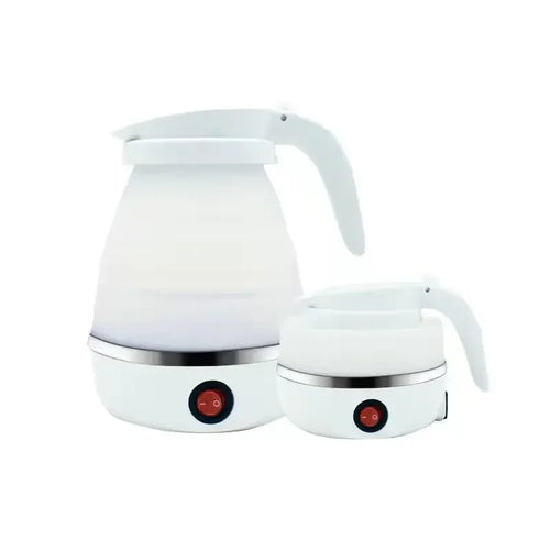 220V 0.6L Mini Folding Kettle Portable Water Heater 600W Silicone
