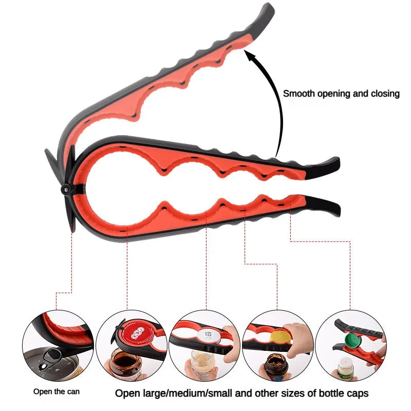 1Household Four-in-One1Can Opener Canned Bottle Cap Bottle Opener