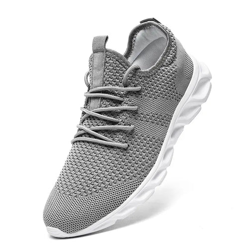 Men Casual Sport Shoes Light Sneakers White Outdoor Breathable Mesh