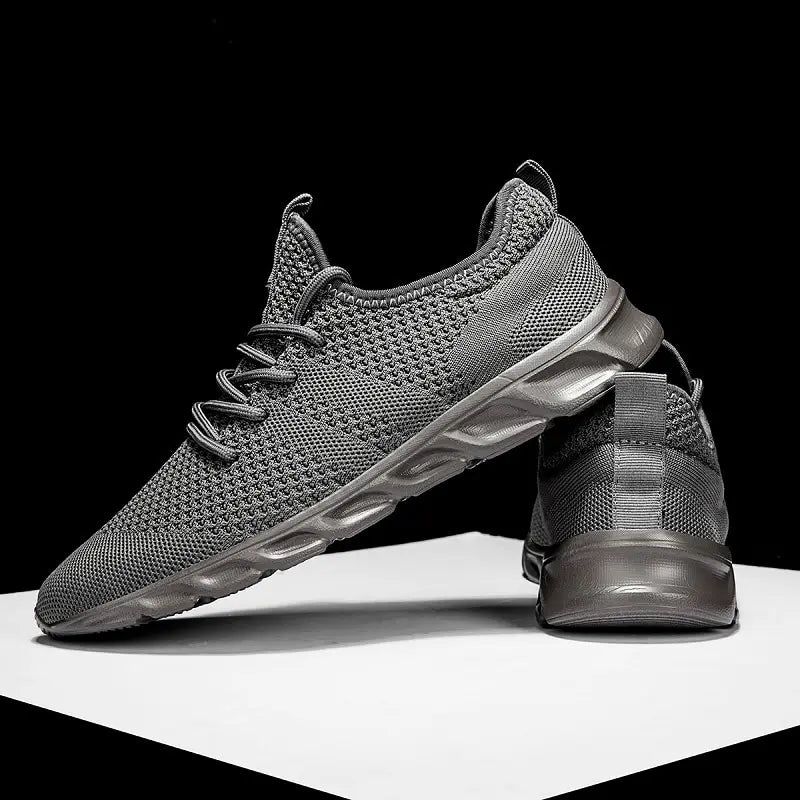 Men Casual Sport Shoes Light Sneakers White Outdoor Breathable Mesh
