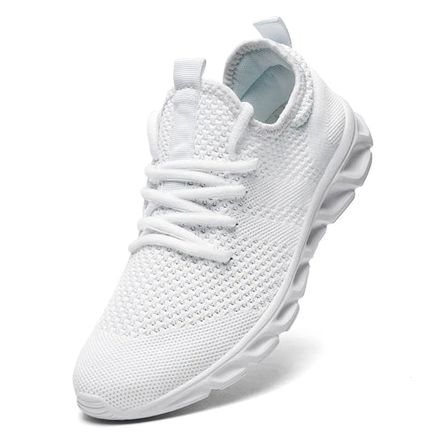 Men Casual Sport Shoes Light Sneakers White Outdoor Breathable Mesh