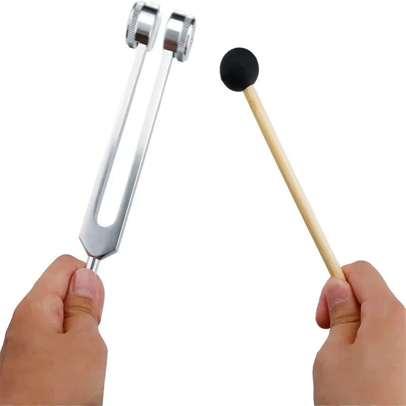 128Hz Tuning Fork Set Weighted Bio-Acoustic Tuning Fork for Reliever