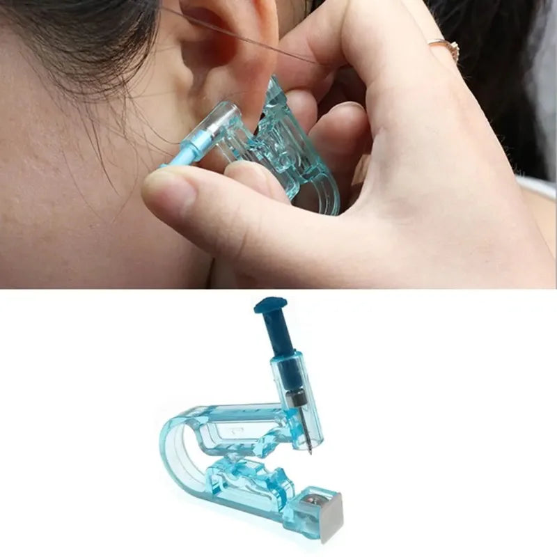1pc Disposable Ear Piercing Gun Kit, Disinfect Earring Piercer Machine