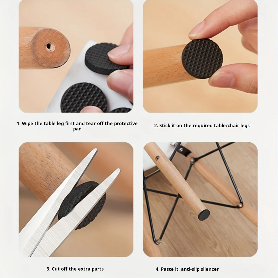 Self Adhesive Furniture Leg Feet Protector Pad Chair Leg Pad Anti-Skid