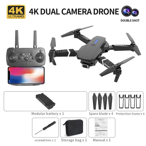 Professional Drone E88 Pro 4K Wide-Angle HD 1080P Camera WiFi Height