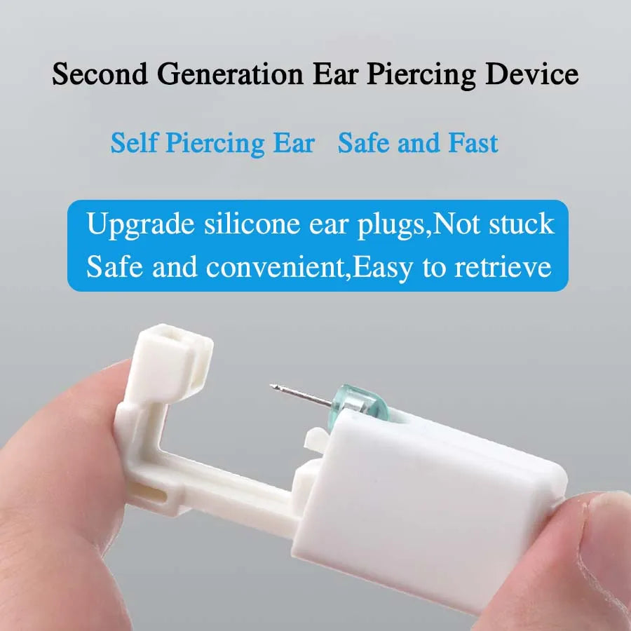 1pc Disposable Ear Piercer with Ear Stud-Aseptic Ear Piercing Gun