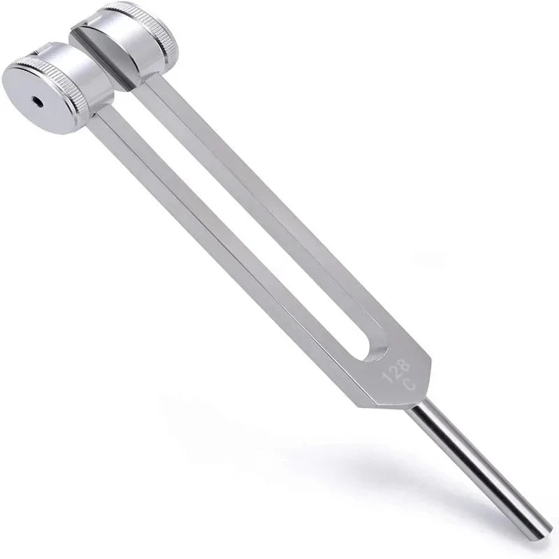 128Hz Tuning Fork Set Weighted Bio-Acoustic Tuning Fork for Reliever