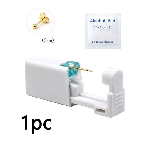 1pc Disposable Ear Piercer with Ear Stud-Aseptic Ear Piercing Gun